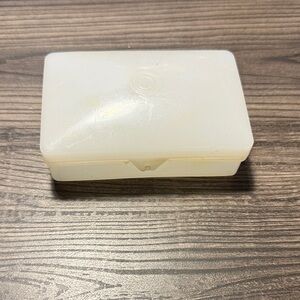White Plastic Soap Box